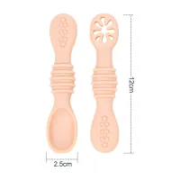 Baby Silicone Spoon Fork Training Set thumbnail 5