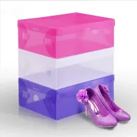 Transparent Stackable Shoe Display Case thumbnail 2