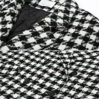 Houndstooth Winter Blazer Coat thumbnail 6