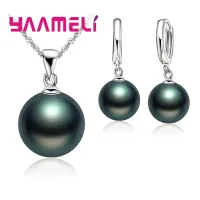 925 Sterling Silver Wedding Jewelry Set thumbnail 3
