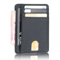 Slim RFID Blocking Leather Wallet thumbnail 2