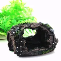 Resin Barrel Cave Aquarium Ornament thumbnail 5
