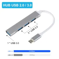 4-Port USB C Hub 3.0 Multi Splitter Adapter thumbnail 3