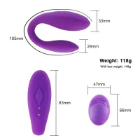 Wireless U-Shape Clit & G-Spot Vibrator thumbnail 4
