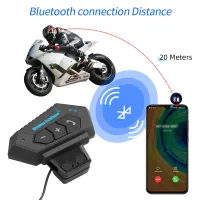 T2 Bluetooth Motorcycle Helmet Headset thumbnail 3
