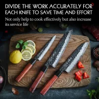 HEZHEN Japanese Knife Set (3-Piece) thumbnail 5