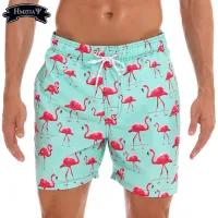 Mens Printed Swim Shorts Beach Trunks thumbnail 1
