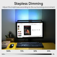 Stepless Dimming LED Monitor Light Bar thumbnail 5