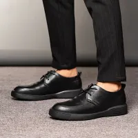 Men's Leather Oxford Dress Shoes Size 38-45 thumbnail 5