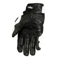 Black Racing Leather Motorcycle Gloves thumbnail 3