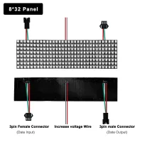 Гнучка матрична панель WS2812B RGB LED thumbnail 3