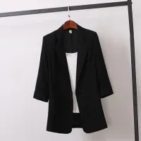 Korean Loose Women's Blazer - Summer Office Jacket thumbnail 3