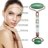 Aventurine Gouache Scraper & Jade Roller Set thumbnail 6