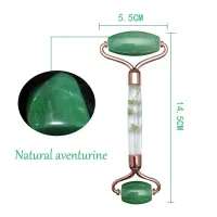 Aventurine Gouache Scraper & Jade Roller Set thumbnail 5
