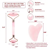 Rose Quartz Jade Roller & Gua Sha Set thumbnail 2