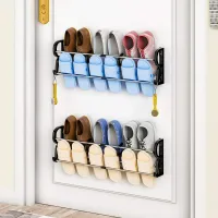2-Pack Over Door Shoe Rack Organizer thumbnail 3