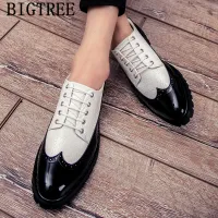 Black Patent Leather Oxford Loafers thumbnail 5