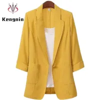 Korean Loose Women's Blazer - Summer Office Jacket thumbnail 2