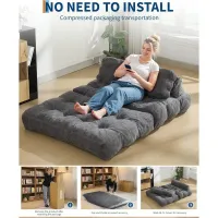 Convertible Sleeper Chair with Pillow thumbnail 3