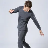 Men's Thin Fleece Thermal Underwear Set thumbnail 2
