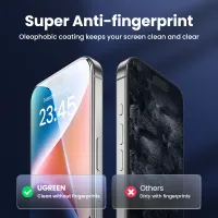 UGREEN 2-Pack iPhone Tempered Glass Screen Protector thumbnail 4