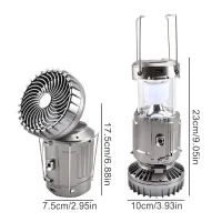 Solar LED Camping Lantern with Power Bank thumbnail 6