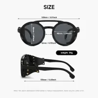 Retro Steampunk Round UV400 Sunglasses thumbnail 5