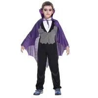 Kids Dark Vampire Count Cosplay Set thumbnail 4