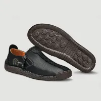 Handmade Leather Slip-On Loafers thumbnail 4