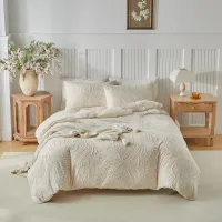 Beige Boho Duvet Cover Set Full/Queen thumbnail 6