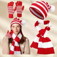 Christmas Knit Hat Scarf & Glove Set thumbnail 3
