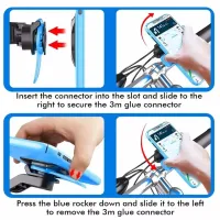Universal Shockproof Motorcycle Phone Mount thumbnail 5