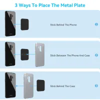 Universal Magnetic Car Phone Mount Plate thumbnail 6