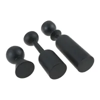 Black Wooden Candle Holder Stand thumbnail 3