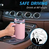 40oz Pink Insulated Tumbler thumbnail 3