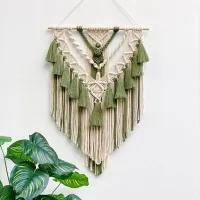 Macrame Woven Boho Wall Hanging thumbnail 4