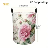 Pink Roses Laundry Hamper thumbnail 2