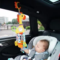 Soft Animal Baby Rattle with Teether thumbnail 2