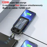 ROMOSS 200000mAh Solar Wireless Power Bank thumbnail 2