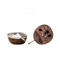 Vintage Brass Lotus Incense Burner thumbnail 5