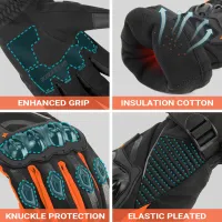 Waterproof Winter Motorcycle Gloves thumbnail 6