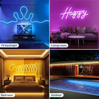 USB Neon Rope Lights with App Control thumbnail 6