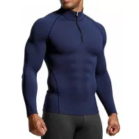 Men's Slim Fit Compression Gym Shirt thumbnail 2