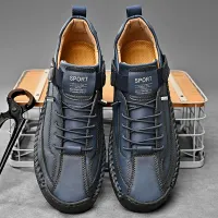 Handmade Leather Slip-On Loafers thumbnail 2