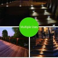 Solar Stair Lights - Outdoor LED Step Lamps thumbnail 5