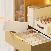 Foldable Multi-Grid Underwear Organizer thumbnail 2