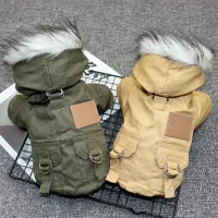 Winter Puppy Warm Hoodie Dog Coat thumbnail 1