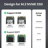 M.2 SSD Enclosure - 10Gbps USB-C thumbnail 3
