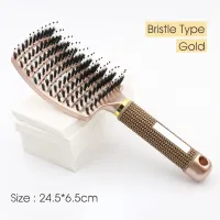 Detangling Hair Brush Bristle & Nylon Comb thumbnail 4