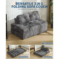 Folding Sofa Bed Sleeper Chair thumbnail 4